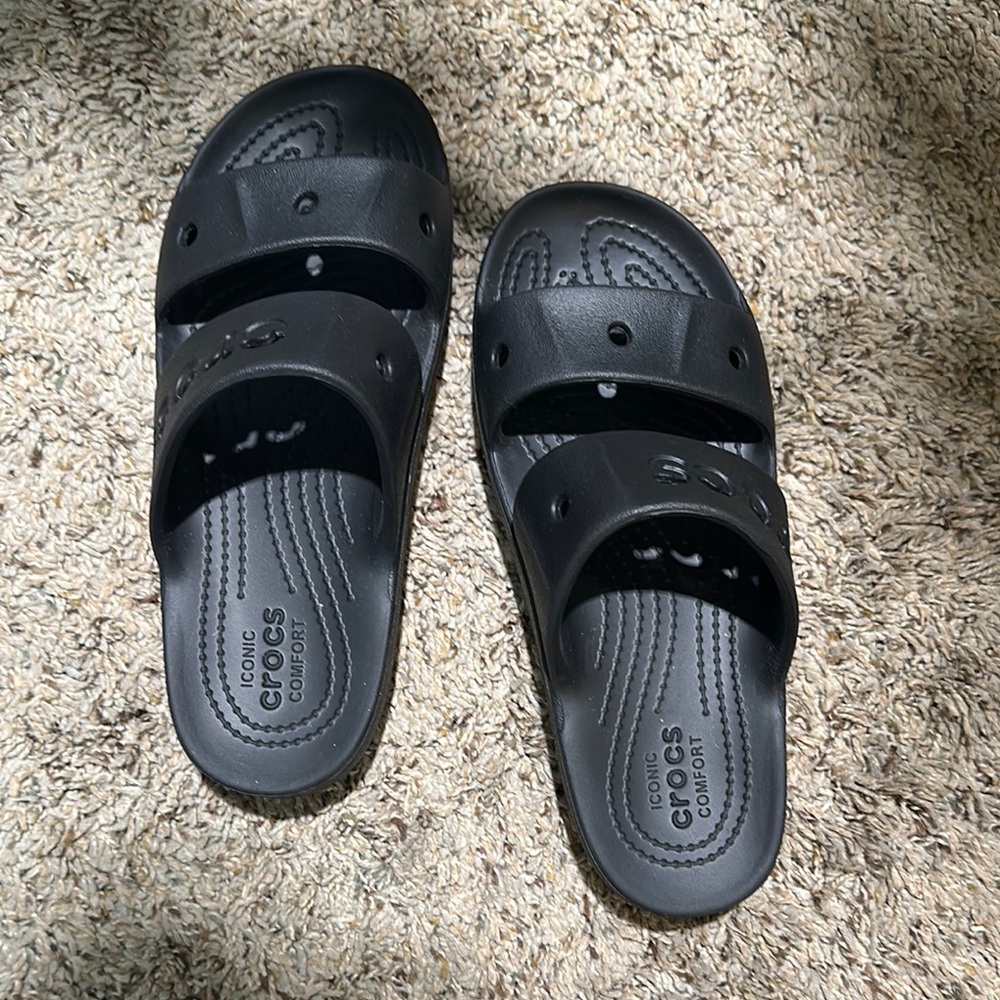 CROCS Classic Black Slide Sandals